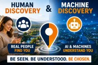 Human Discovery and Machine Discovery. Be Seen, Be Understood, Be Chosen